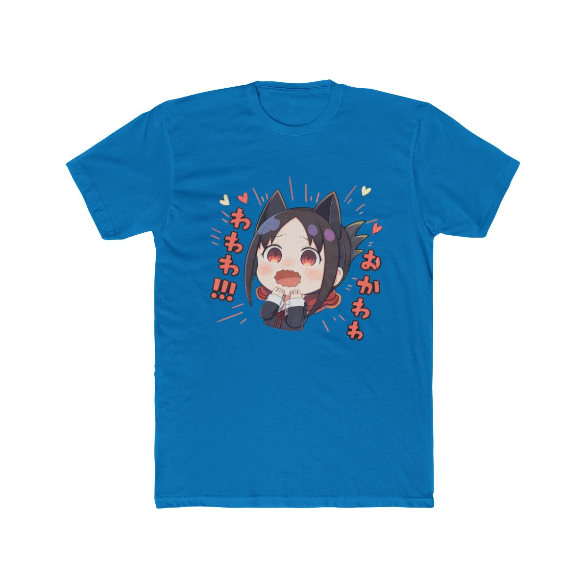 Kaguya Embarassed Sticker T Shirt | Kaguya-sama: Love Is War - alternate angle 5, merchandise