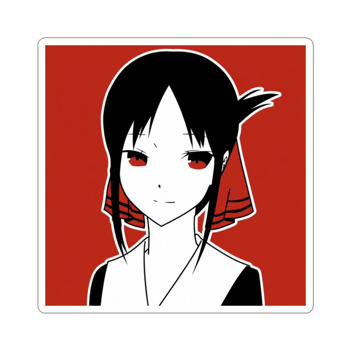 Shinomiya Kaguya (White) Sticker | Kaguya-sama: Love Is War