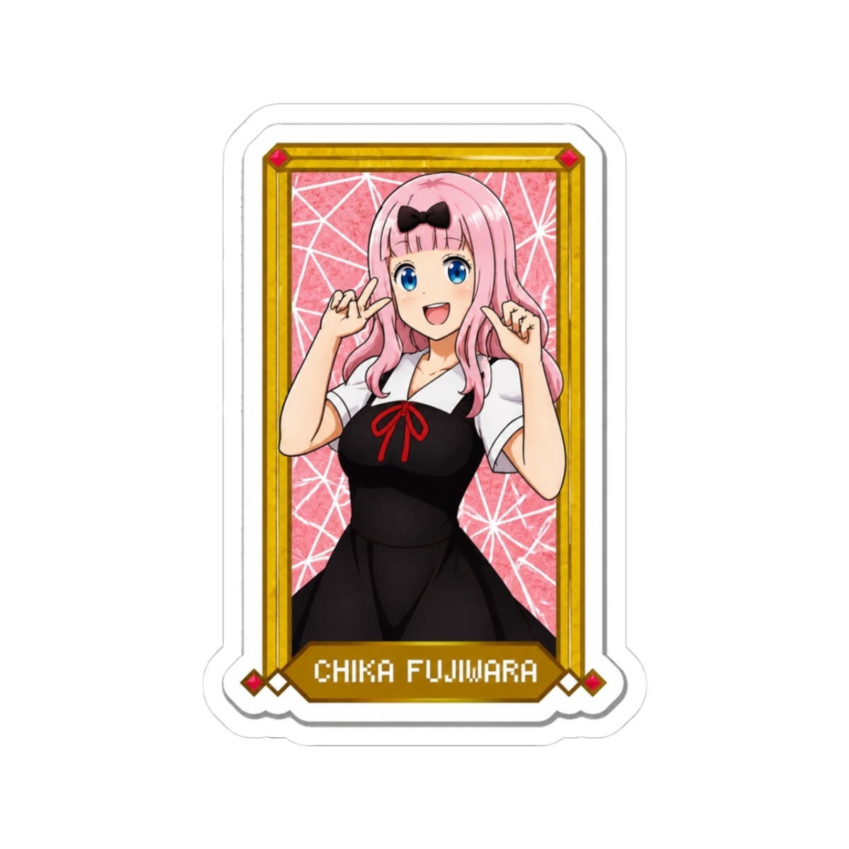 Chika Fujiwara - Love is War Sticker | Kaguya-sama: Love Is War