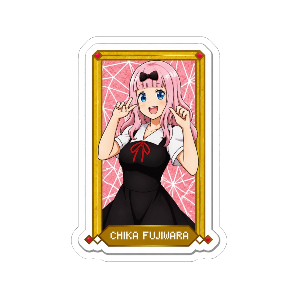 Chika Fujiwara - Love is War Sticker | Kaguya-sama: Love Is War