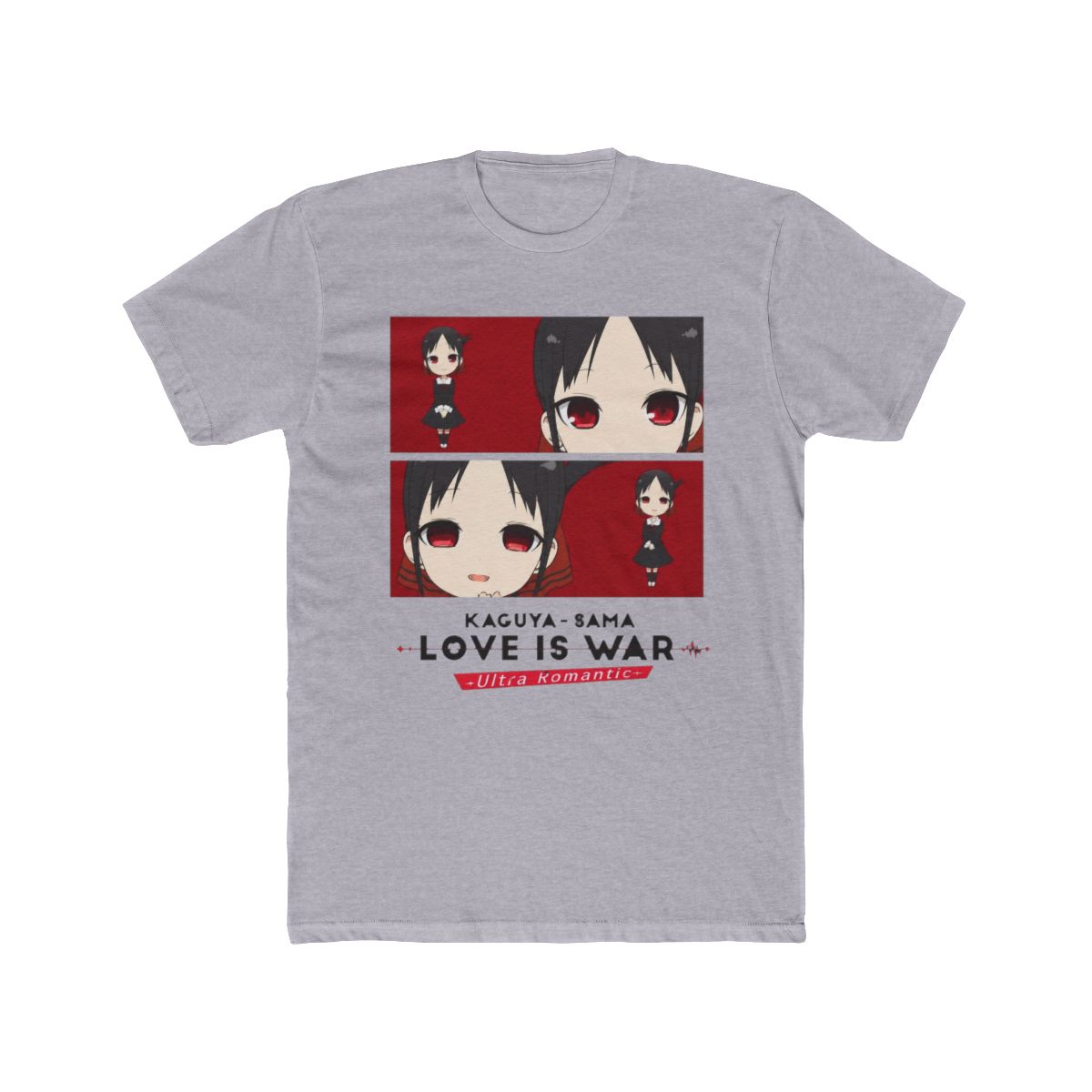 Kaguya-sama: Love Is War -Ultra Romantic- Chibi Character White Short Sleeve Crop Tee-XXL