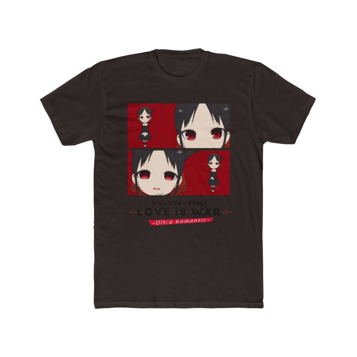 Kaguya-sama: Love Is War -Ultra Romantic- Chibi Character White Short Sleeve Crop Tee-XXL - alternate angle 2, merchandise