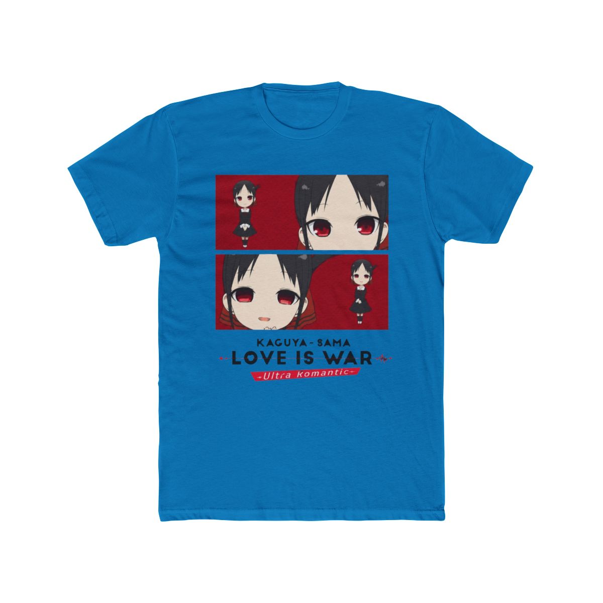 Kaguya-sama: Love Is War -Ultra Romantic- Chibi Character White Short Sleeve Crop Tee-XXL
